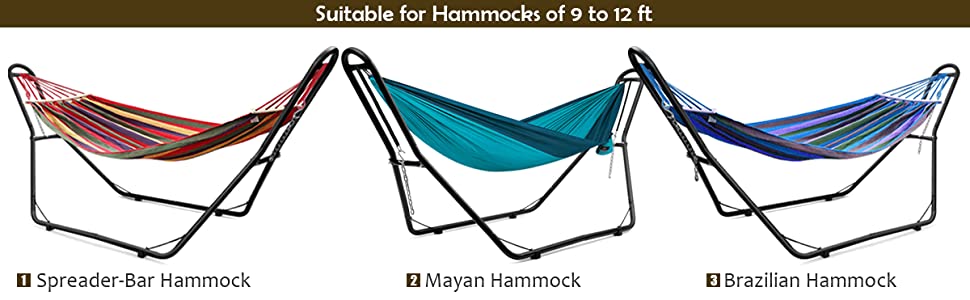 hammock stand adjustable hammock frame Bestoutdor.com