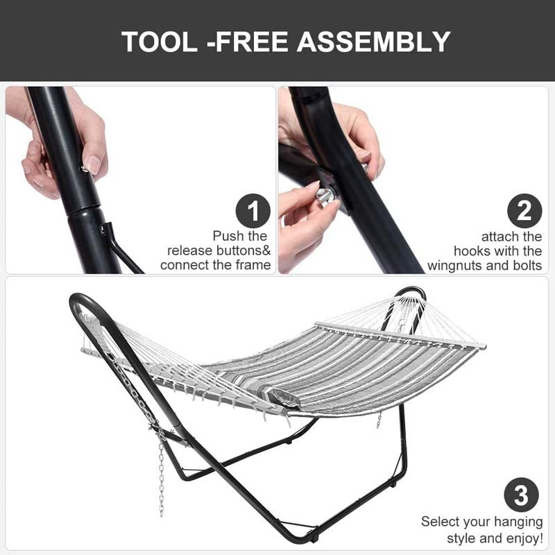 hammock stand adjustable hammock frame Bestoutdor.com