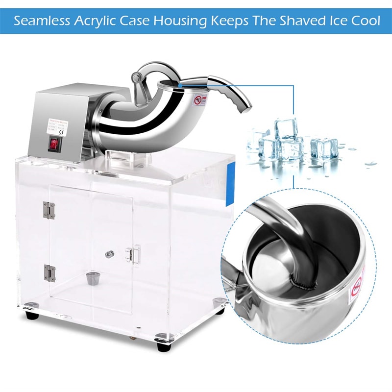 Commercial Snow Cone Machine Ice Shaver Electric Ice Crusher Sale -  Bestoutdor