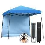 10 x 10 ft Slant Leg Pop up Canopy Tent with Detachable Side Wall