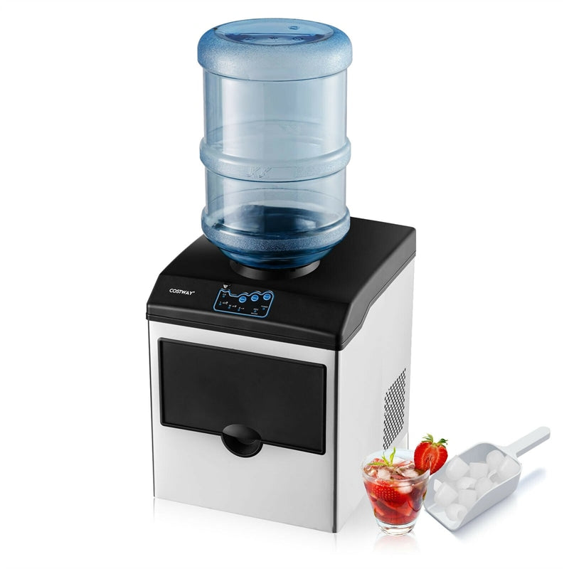 UKISHIRO 3 in 1 Countertop Water Cooler Dispenser with Ice Maker