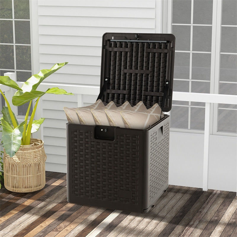 130 Gallon Deck Box Outdoor Garden Storage Cabinet on Sale - Bestoutdor