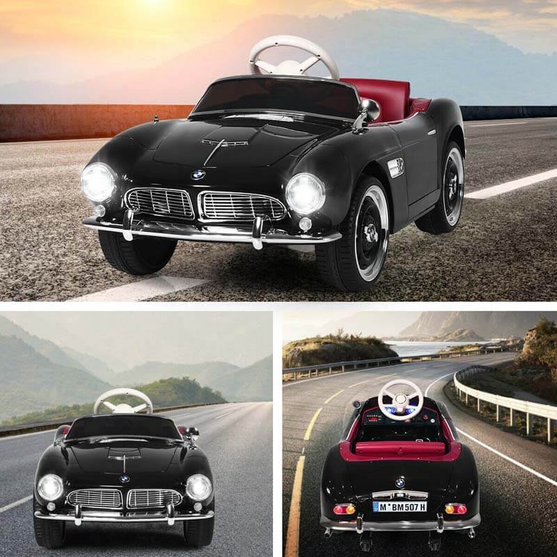 12V Kid's BMW 507 Licensed Electric Ride On Retro Car