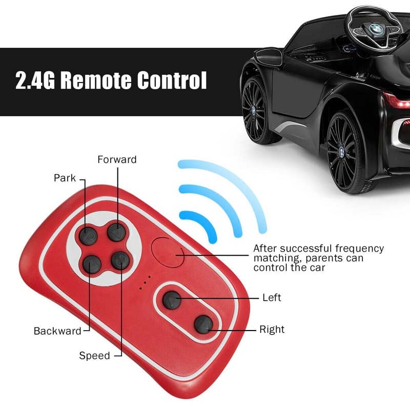 12V Kids BMW i8 Coupe Licensed Electric Ride On Car with 2.4G Remote Control