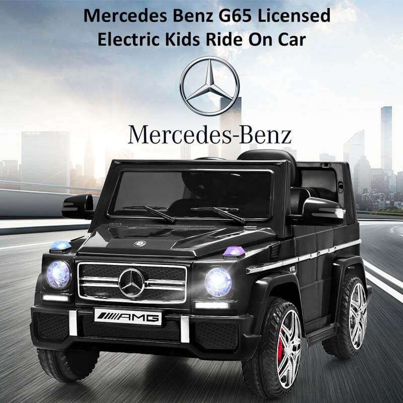 12V Kid's Mercedes Benz G65 Licensed 4-Wheel Electric Ride On Car