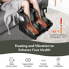 Shiatsu Electric Foot Massager Heat Vibration Deep Kneading Foot Calf Massager
