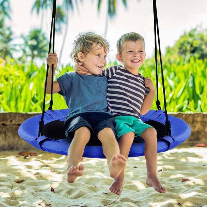 40'' Kids Tree Swing Set -2023 Kids Outdoor Playset 