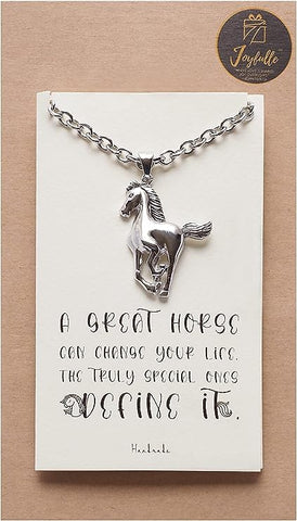 Horse Pendant Necklace