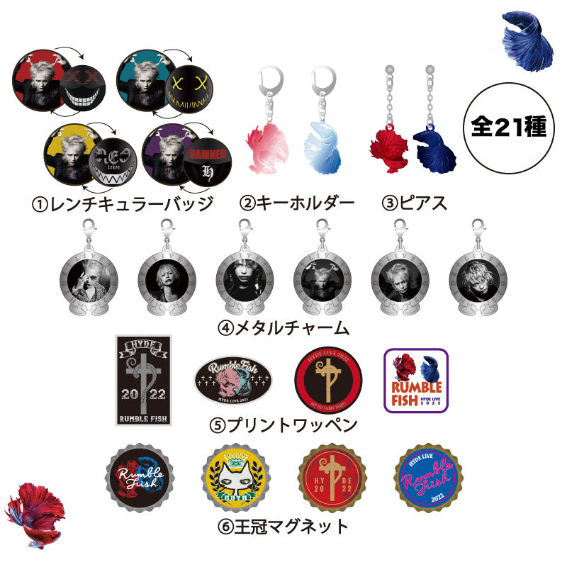 期間限定３０％ＯＦＦ！ HYDE HYDEに密着ピンズ 全11種コンプリート