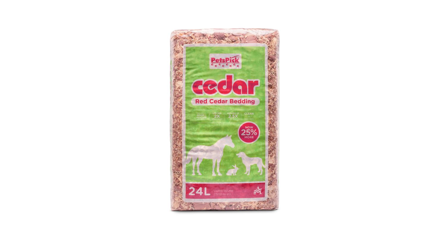 Cedar Pet Bedding, 24L