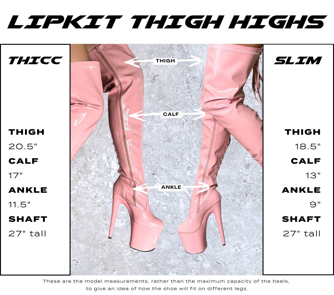 LIPKIT THIGH HIGHS MEASUREMENTS