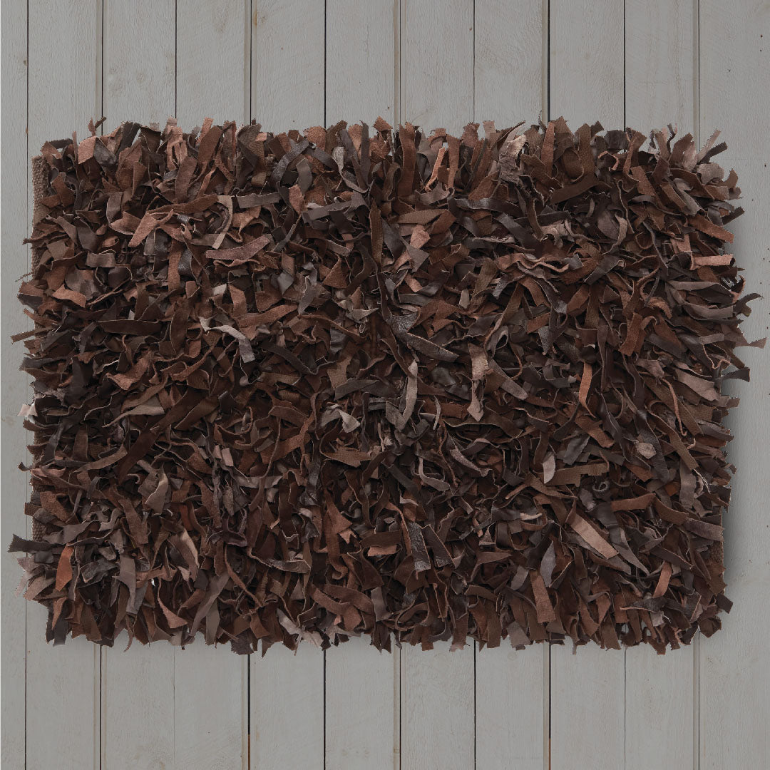 Leather Shag Rug - Home Furnishings by Larry Trav product image