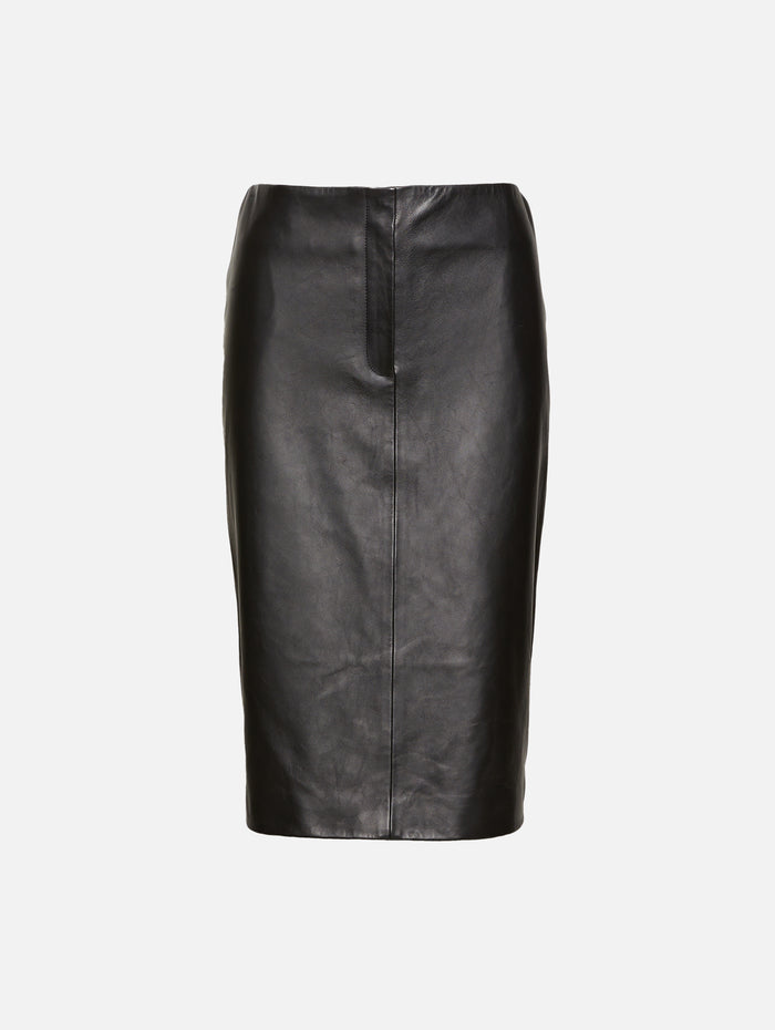 Drawstring Leather Short