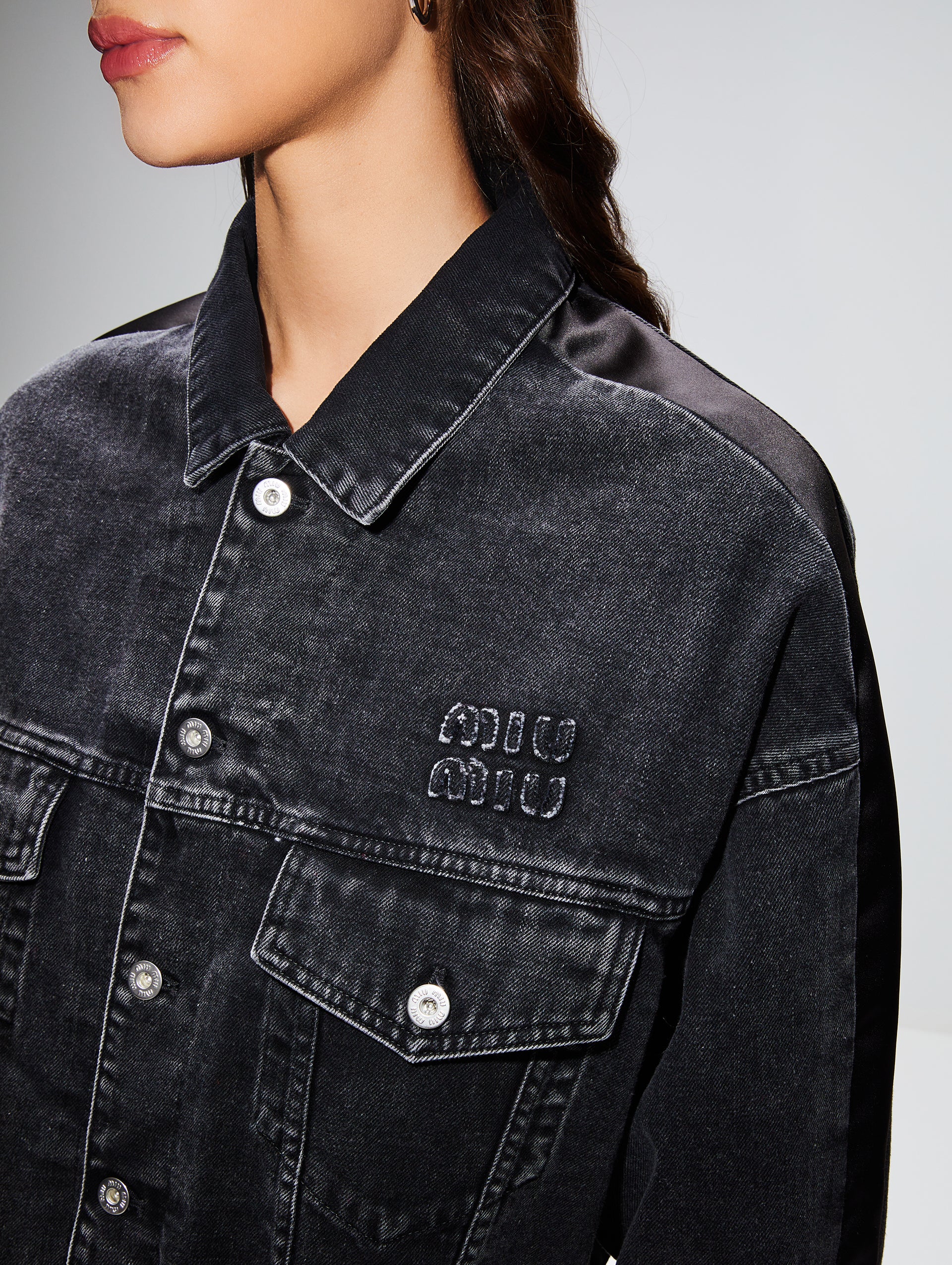 miu miu archive denim jacket