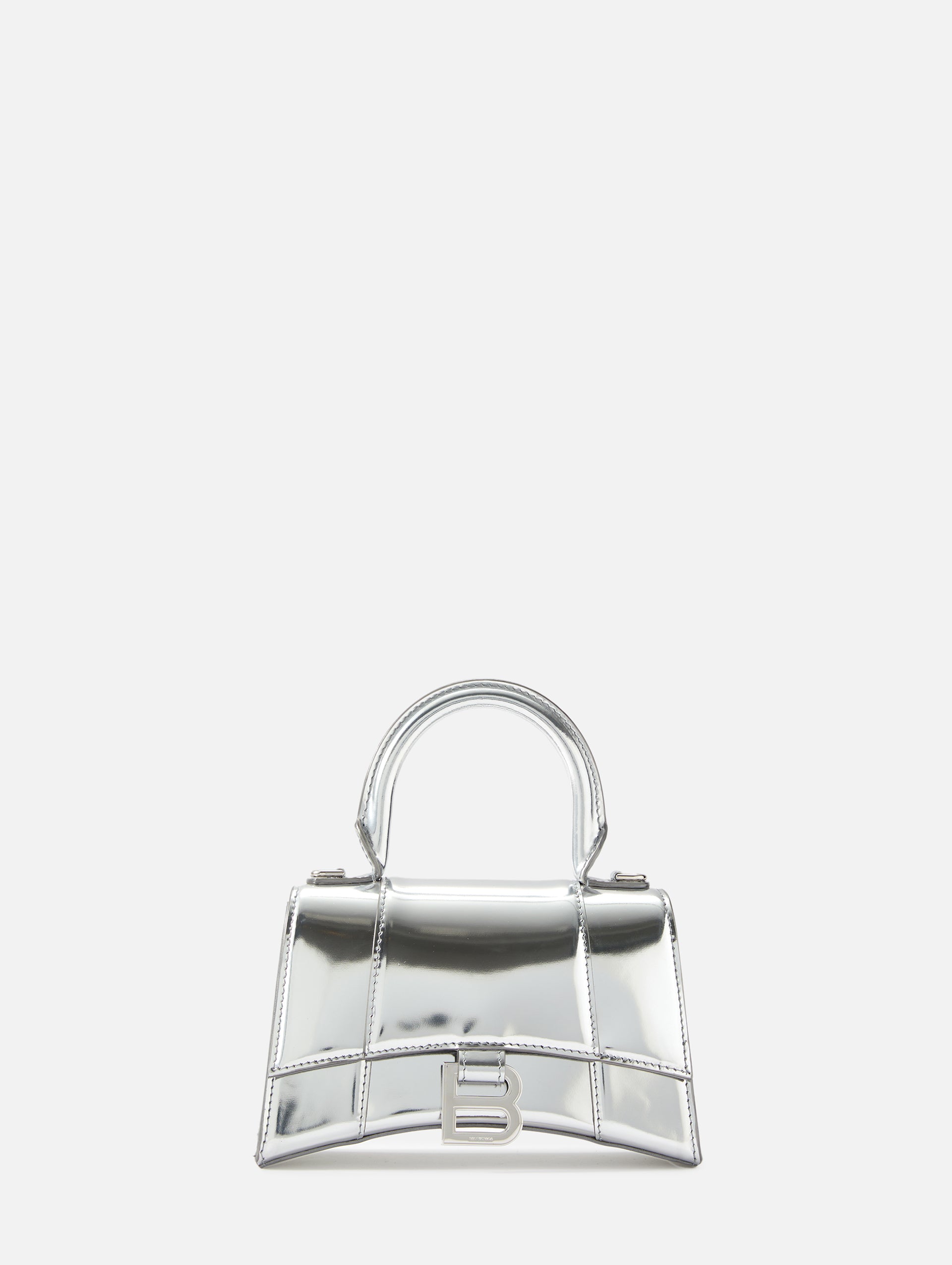 Balenciaga Hourglass Xs Handbag in Metallic  Lyst