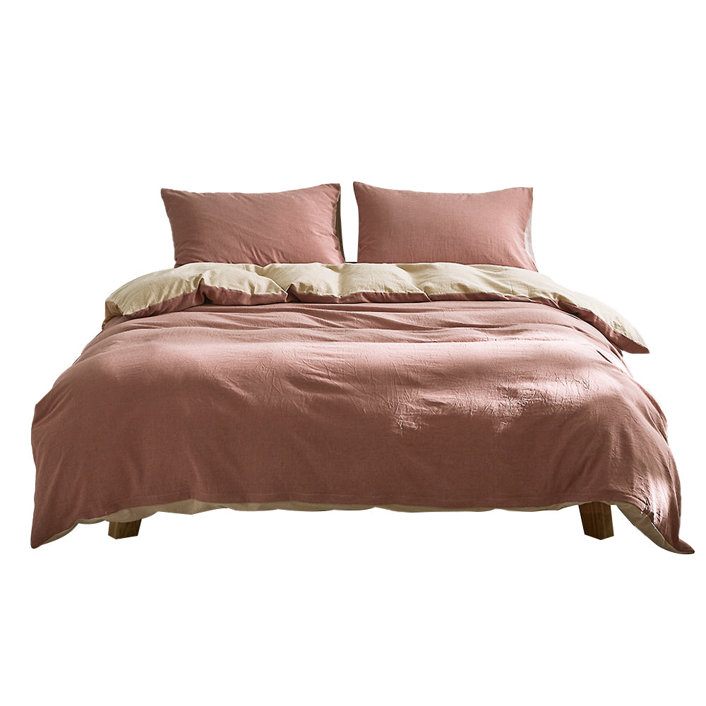 double red duvet cover