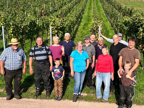 Weinlese 2022 - Weingut Zaiß - Weinlese-Mannschaft - Lesehelfer