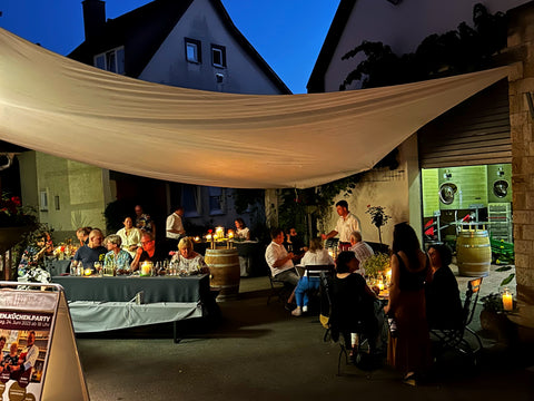 Abendstimmung unter dem Segel | Besen.Küchen.Party 2023 | Weingut Zaiß