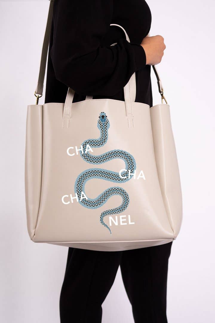 Never Full Tote - Cha Cha Cha (Cream)