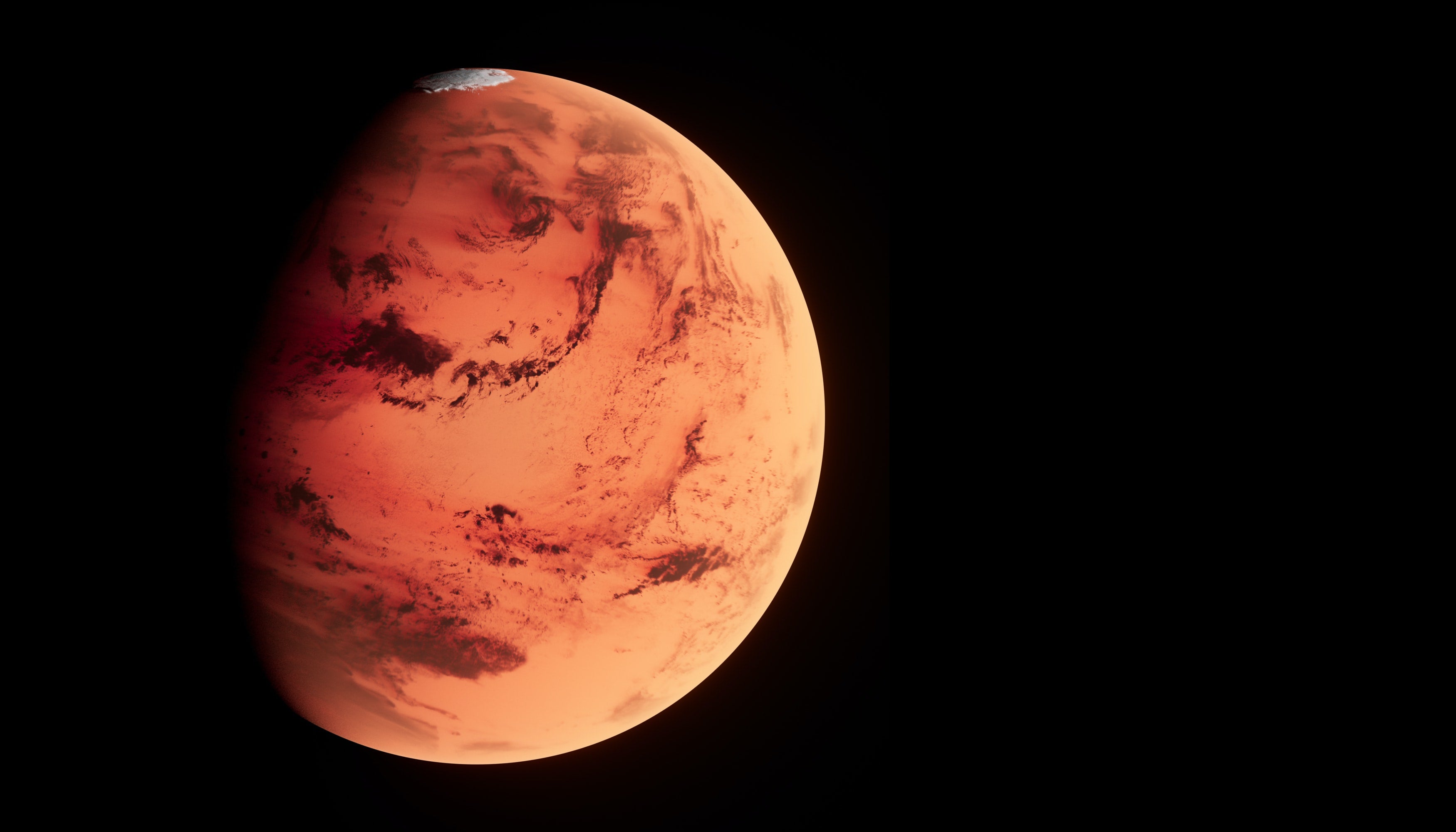Mars Astrologie: Planet Mars im All