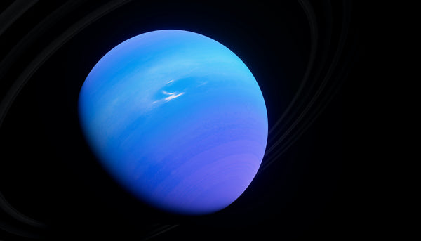 Blauer Uranus Planet