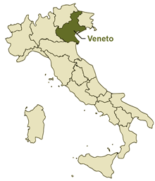 Map of Veneto