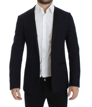 Load image into Gallery viewer, Blue wool GOLD slim fit blazer
