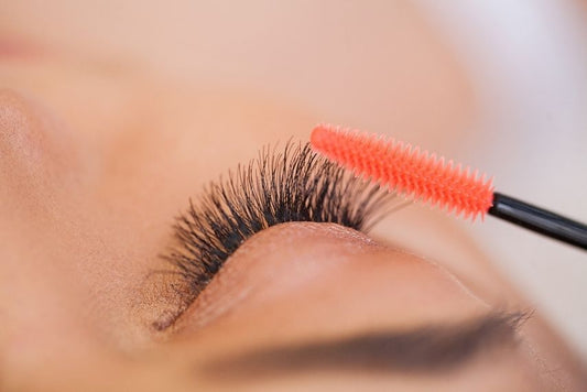 What are false eyelashes made out of?