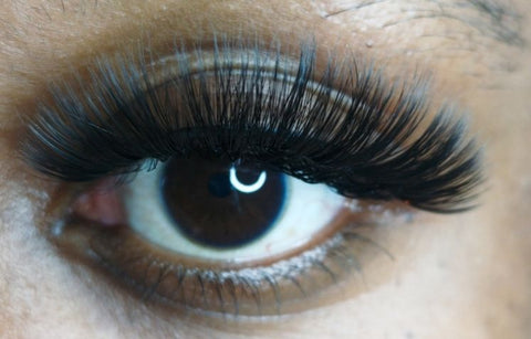 What are false eyelashes made of?