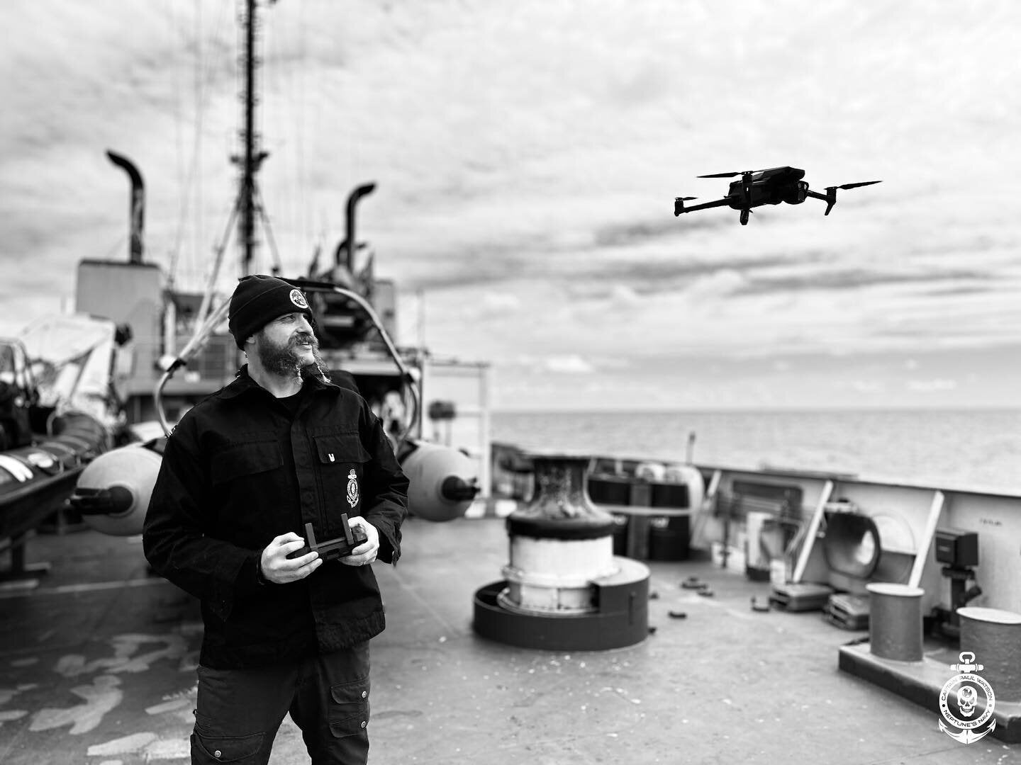 Man and Drone