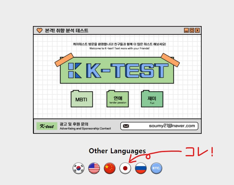 Kテスト 日本語