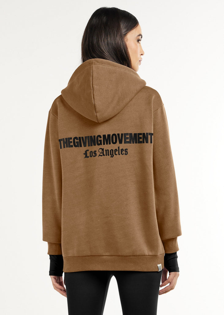 Regular-Fit LA Organic Fleece Zip Hoodie – The Giving Movement I