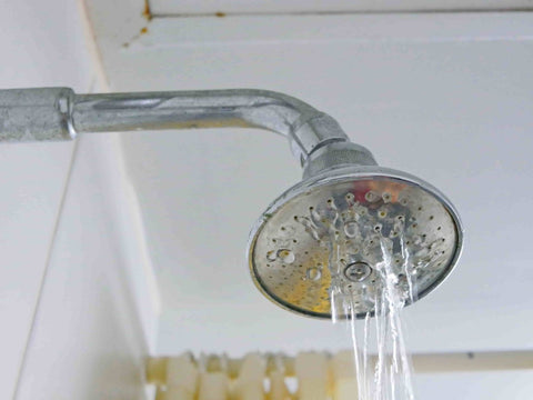 how to improve water pressure in shower, dirty showerhead with low pressure