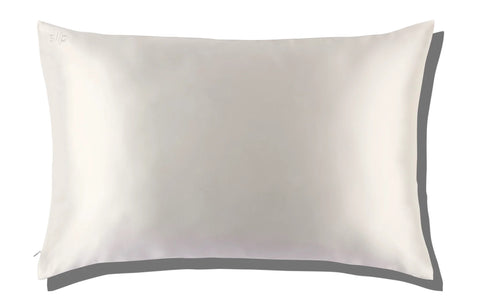 beige silk pillowcase (one of the best hair loss products)