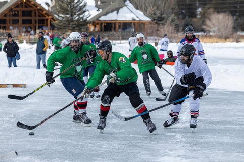 Evergreen CO Pond Hockey