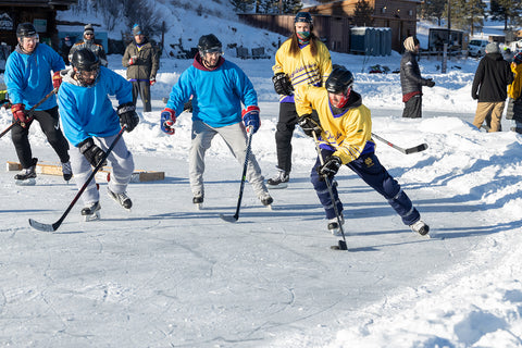 Evergreen CO Pond Hockey