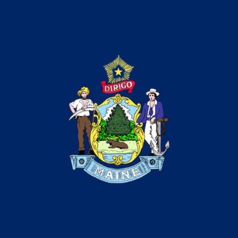 Current Maine State Flag (Public Domain License)