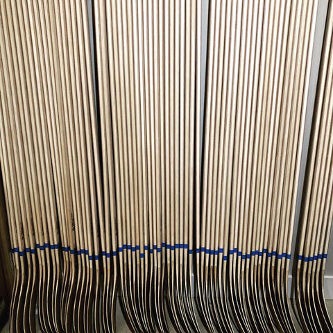 Bulk hockey sticks unfinished