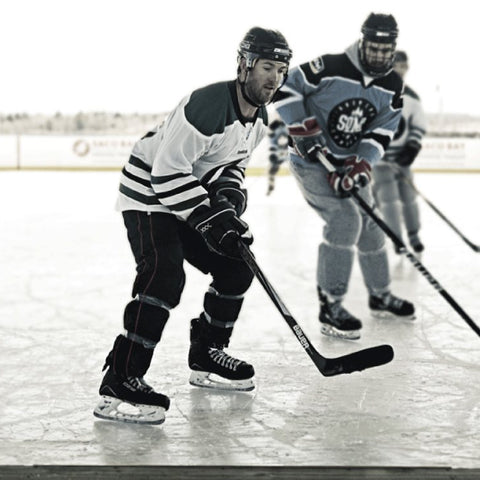 Players participating at Thompson's Point Hockey Classic.