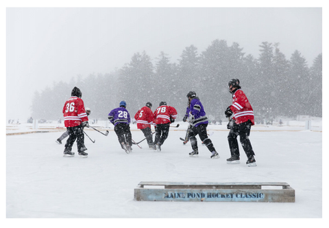 Maine Pond Hockey: Winter Wonderland