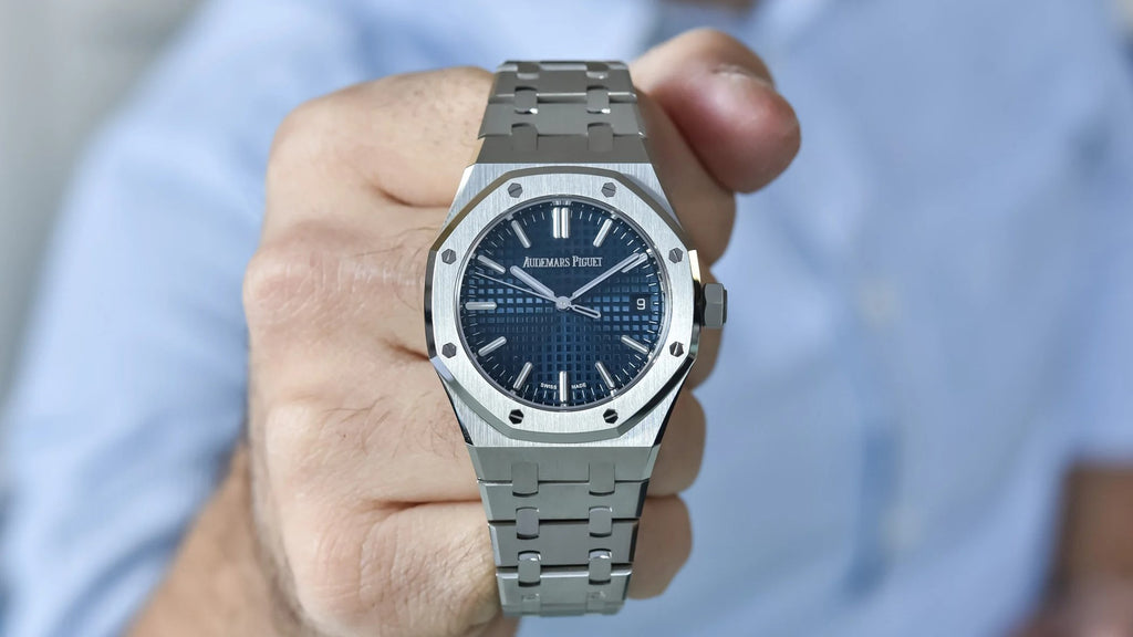 Hands-on The New Audemars Piguet Royal Oak Selfwinding 37mm in Steel with Blue Dials - Monochrome Watches