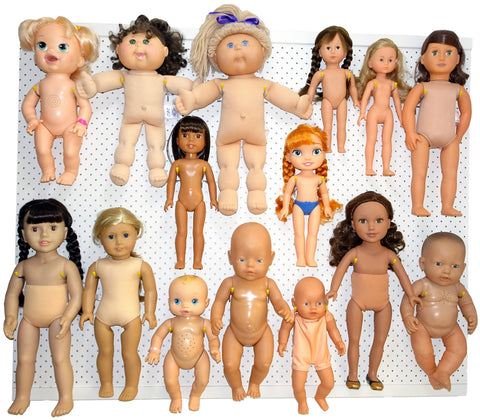 Our Standard Doll Sizes Match Your Doll Type