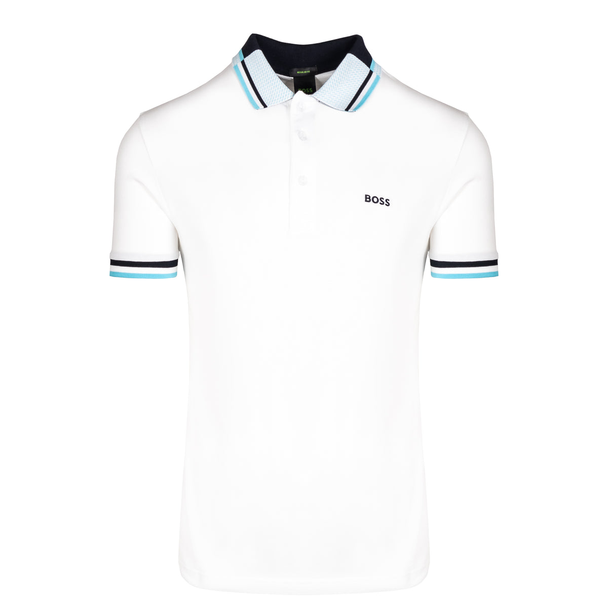 Load image into Gallery viewer, BOSS White Paddy 1 Logo Polo
