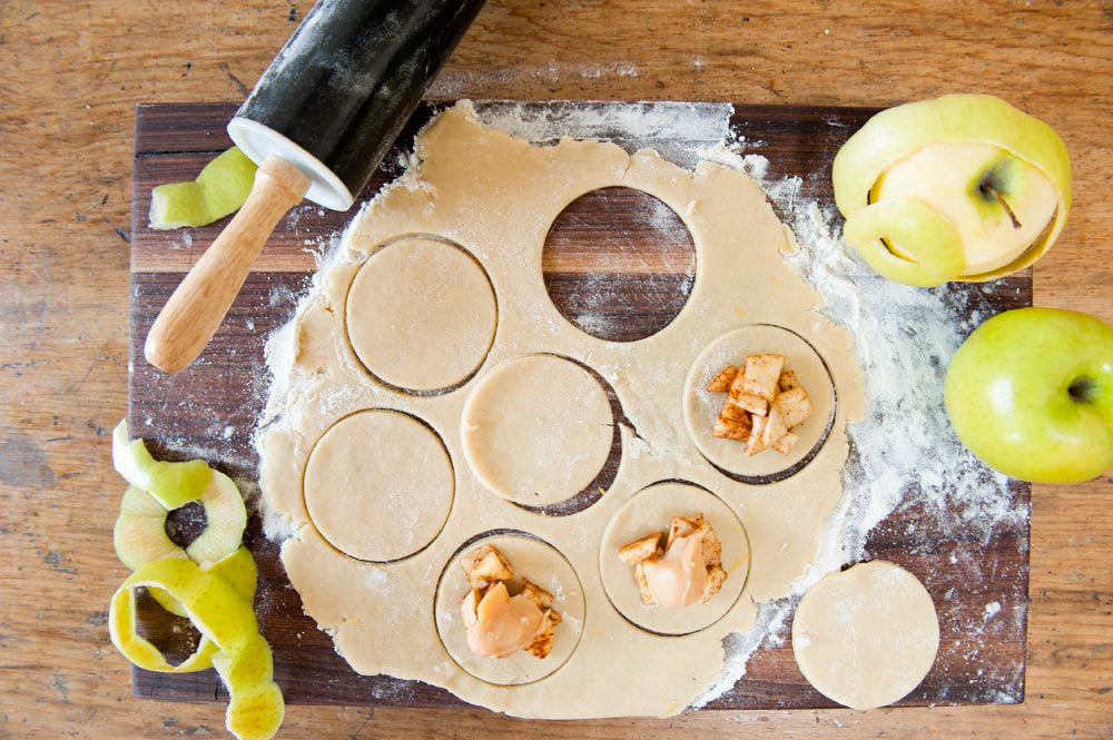 Caramel Apple Hand Pies Assembly