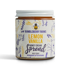 Lemon Vanilla Honey Cream Spread