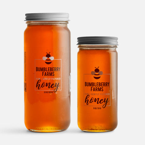 Bumbleberry Farms Raw + Gently Filtered Honey