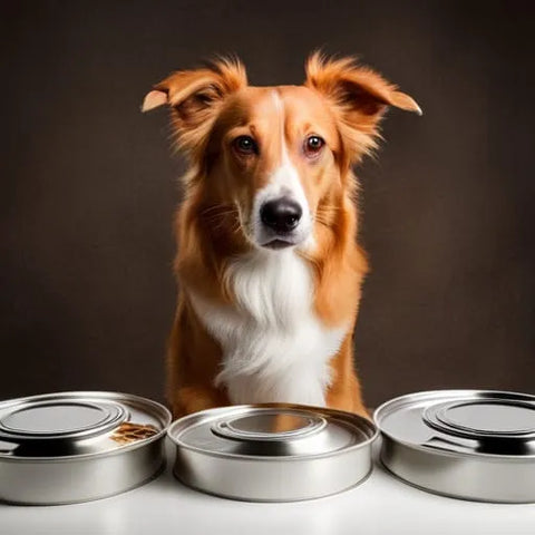 perro eligiendo su comida cocida