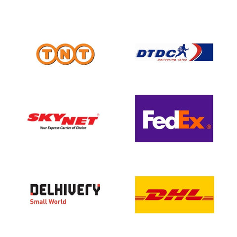 BMBIDOLS use these companies for sending parcels