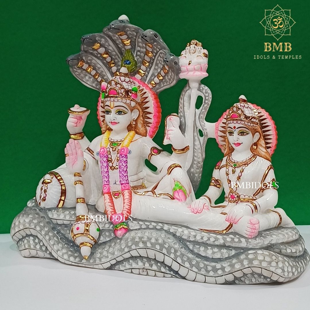 Marble Lakshmi Narayan Statue ( Vishnu Lakshmi) made in Makrana ...