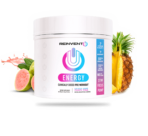 Pre Workout Miami Vice ReinventU Energy Supplements